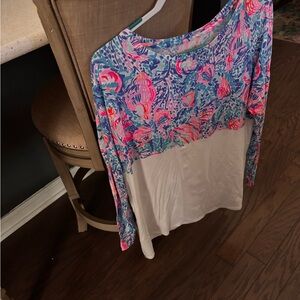 Floral Long Sleeve Women's Top